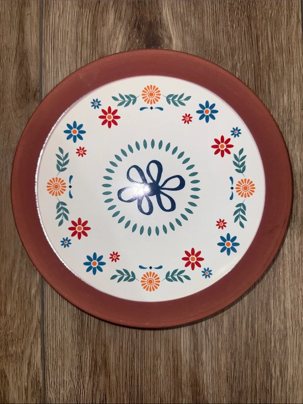 Mesa Mia CHAPALA by Jenny Martinez Mexican Style Stoneware Salad Plates Set 4